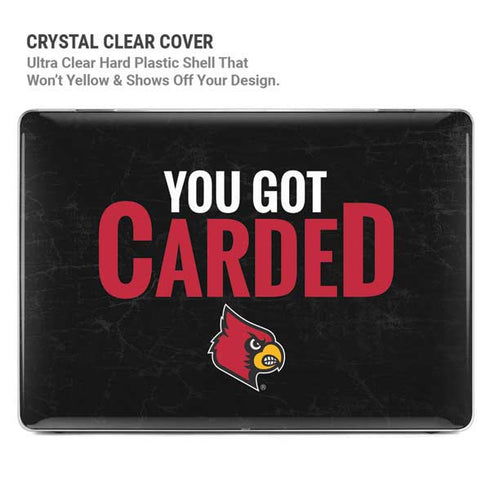 University of Louisville You Got Carded MacBook Cases